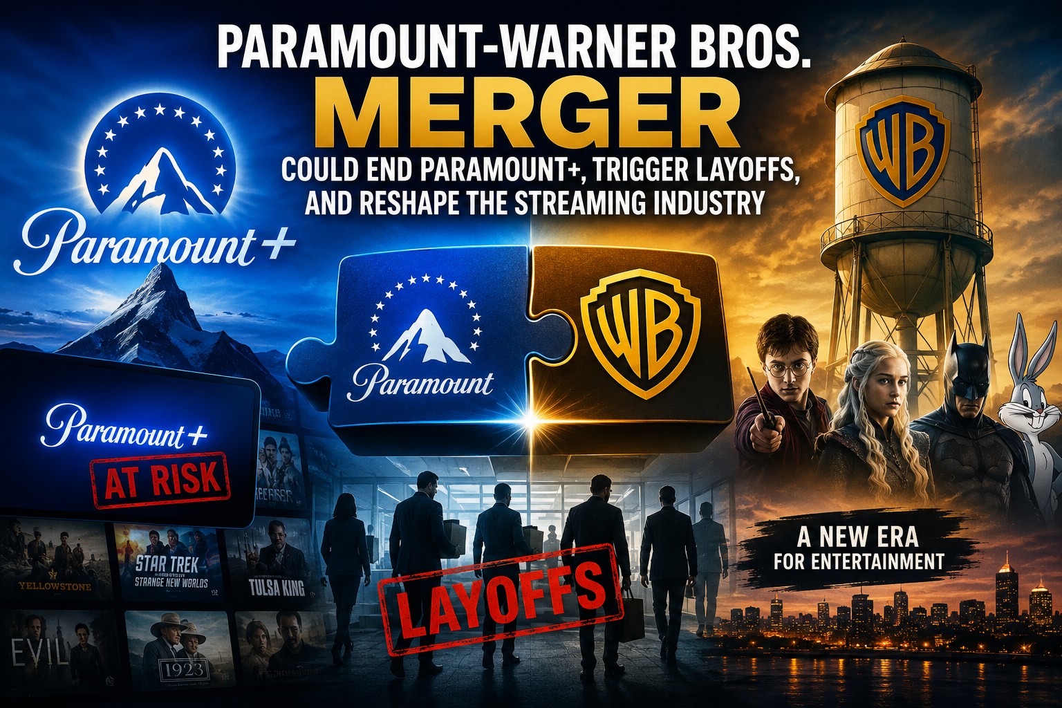 Paramount-Warner Bros. Merger Could End Paramount+ and Change Streaming Forever